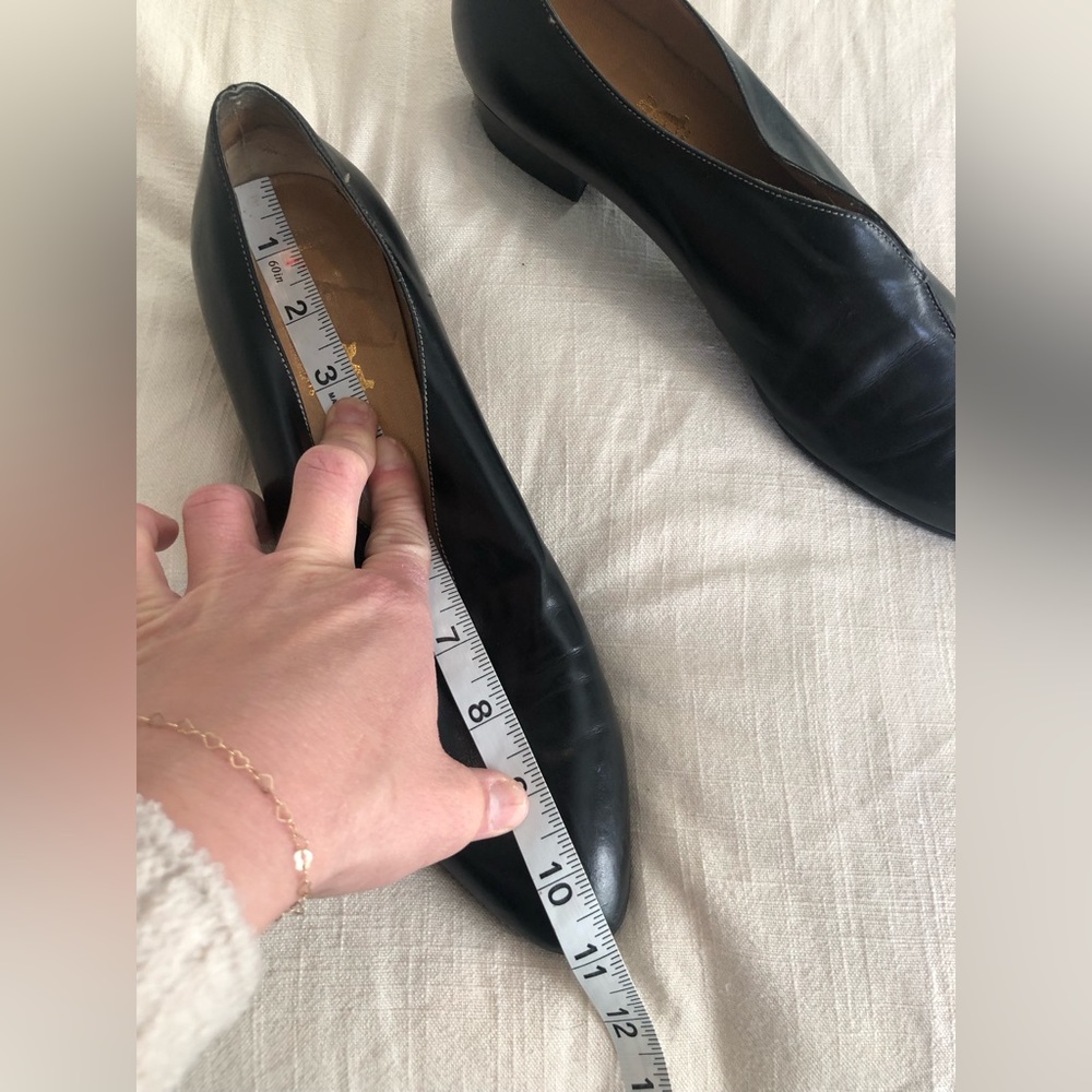 Hermes leather loafers, black, EUC - Picture 3 of 16